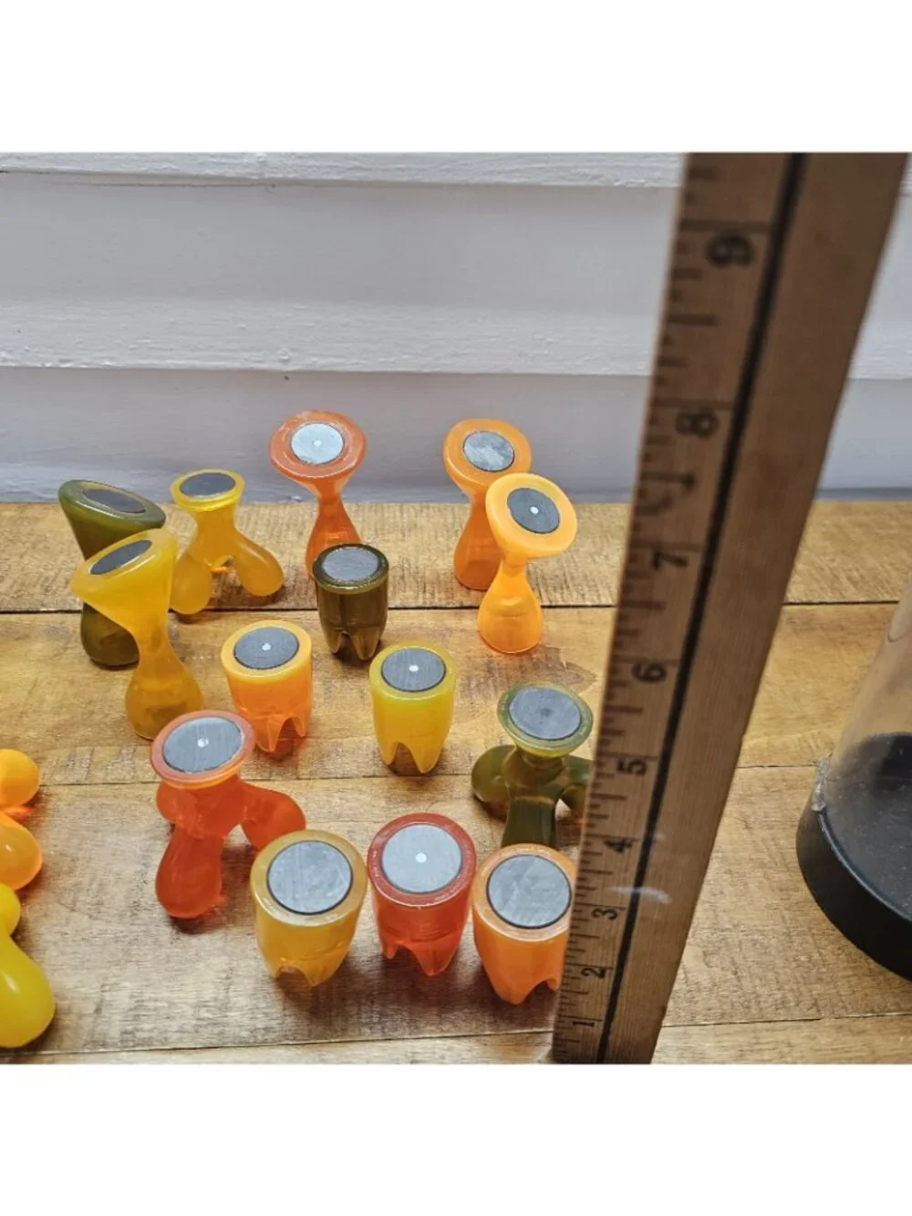 OLIBLOCK architectural building blocks 2001 -24 PC Set Clear Tube Orange